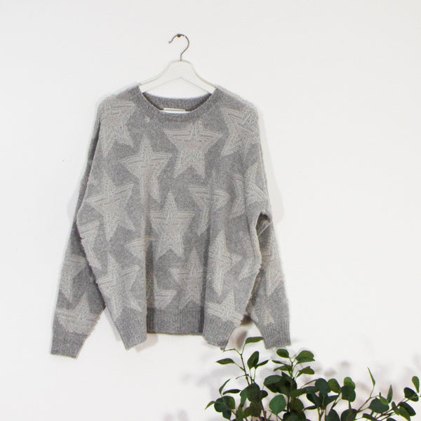 Star filled soft luxury jumper