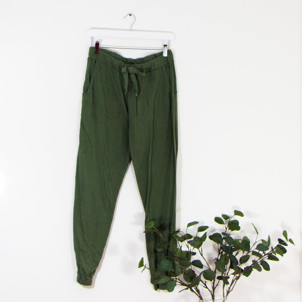Classic jersey joggers with drawstring waist
